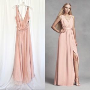 NEVER WORN TAGS ON Blush bridesmaid dress White by Vera Wang